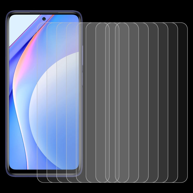 For Xiaomi Mi 10 Lite 10 PCS 0.26mm 9H 2.5D Tempered Glass Film