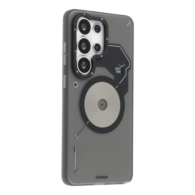 For Samsung Galaxy S26 Ultra 5G YOUNGKIT Disc Design Series TPU PC Hybrid Magnetic Phone Case