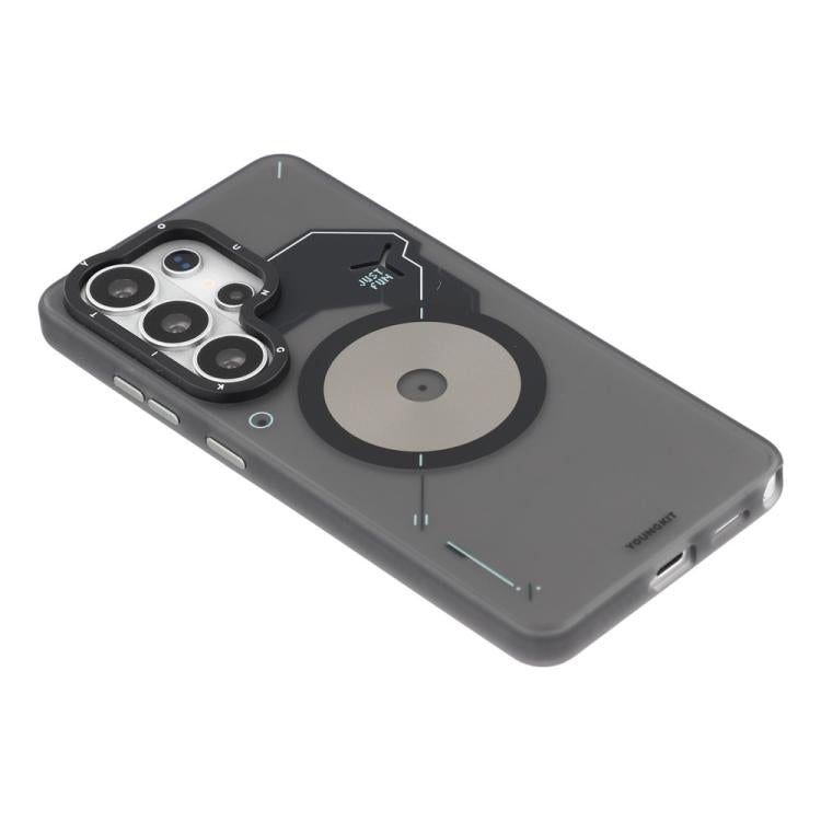 For Samsung Galaxy S26 Ultra 5G YOUNGKIT Disc Design Series TPU PC Hybrid Magnetic Phone Case