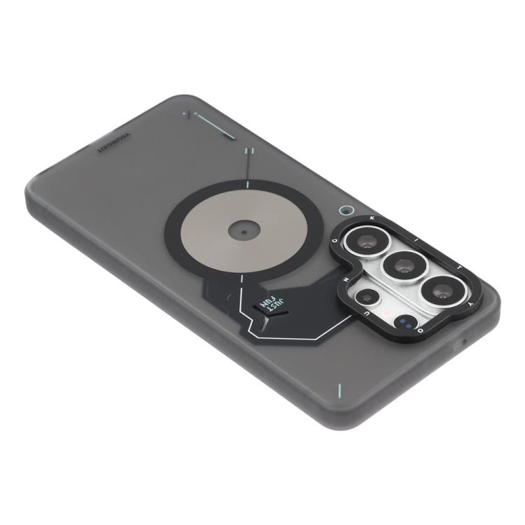 For Samsung Galaxy S26 Ultra 5G YOUNGKIT Disc Design Series TPU PC Hybrid Magnetic Phone Case