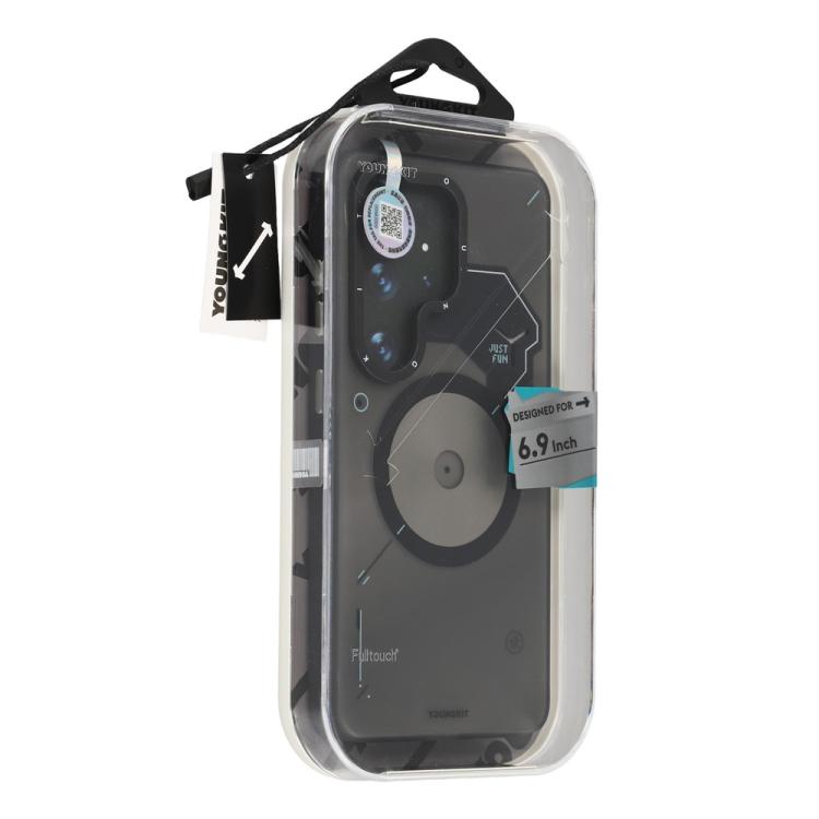 For Samsung Galaxy S26 Ultra 5G YOUNGKIT Disc Design Series TPU PC Hybrid Magnetic Phone Case