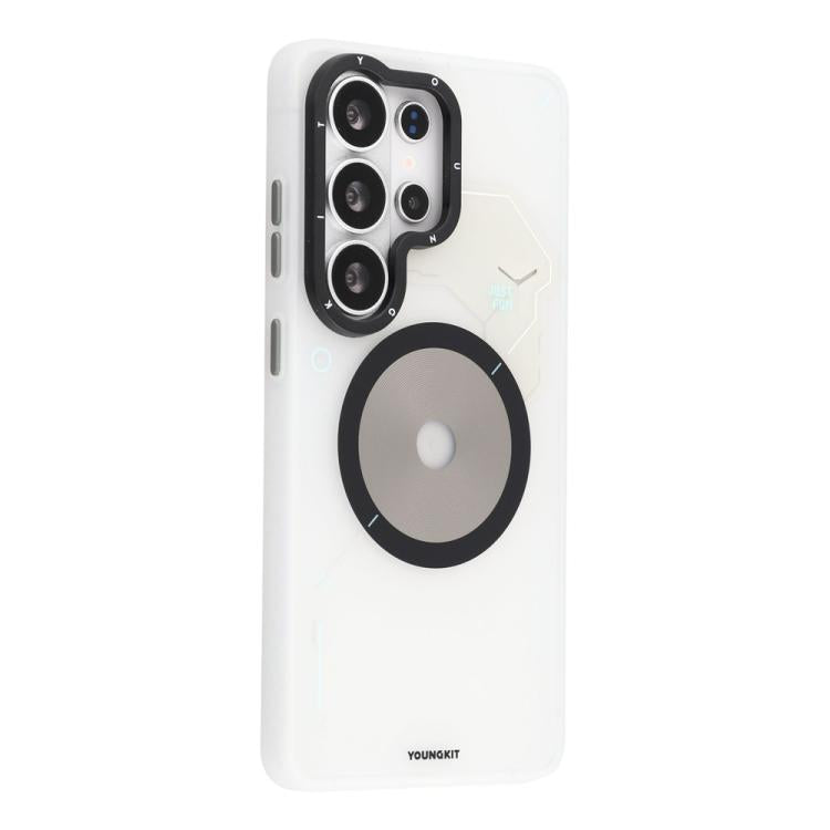 For Samsung Galaxy S26 Ultra 5G YOUNGKIT Disc Design Series TPU PC Hybrid Magnetic Phone Case
