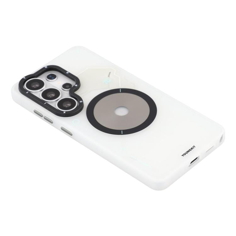 For Samsung Galaxy S26 Ultra 5G YOUNGKIT Disc Design Series TPU PC Hybrid Magnetic Phone Case