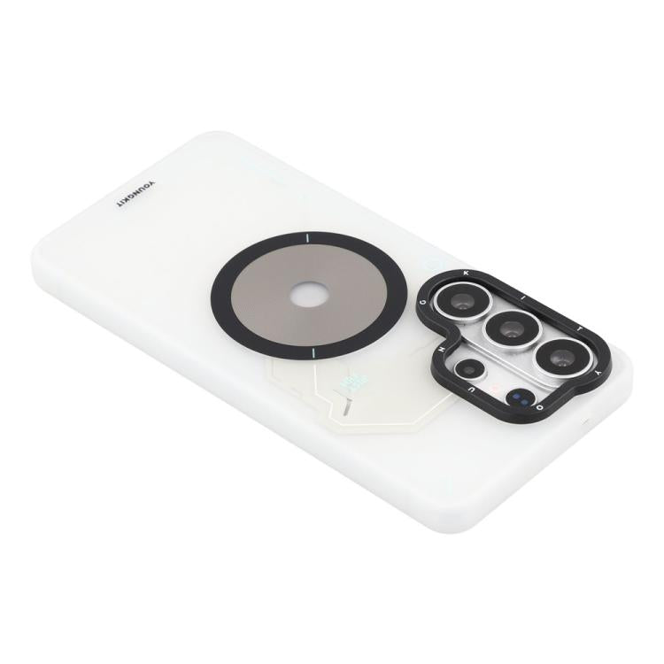 For Samsung Galaxy S26 Ultra 5G YOUNGKIT Disc Design Series TPU PC Hybrid Magnetic Phone Case