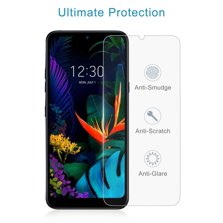 For LG K50 50 PCS 0.26mm 9H 2.5D Tempered Glass Film