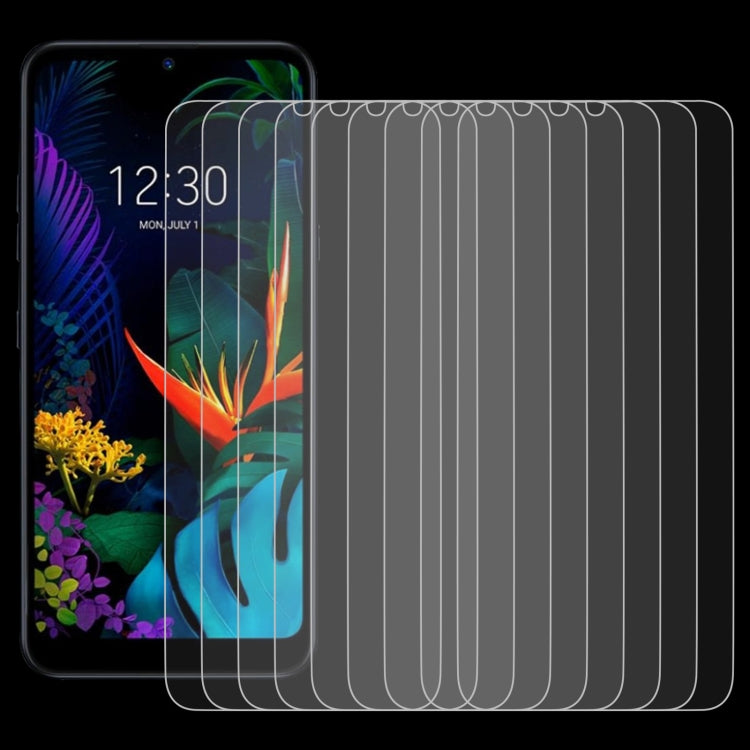 For LG K50 50 PCS 0.26mm 9H 2.5D Tempered Glass Film