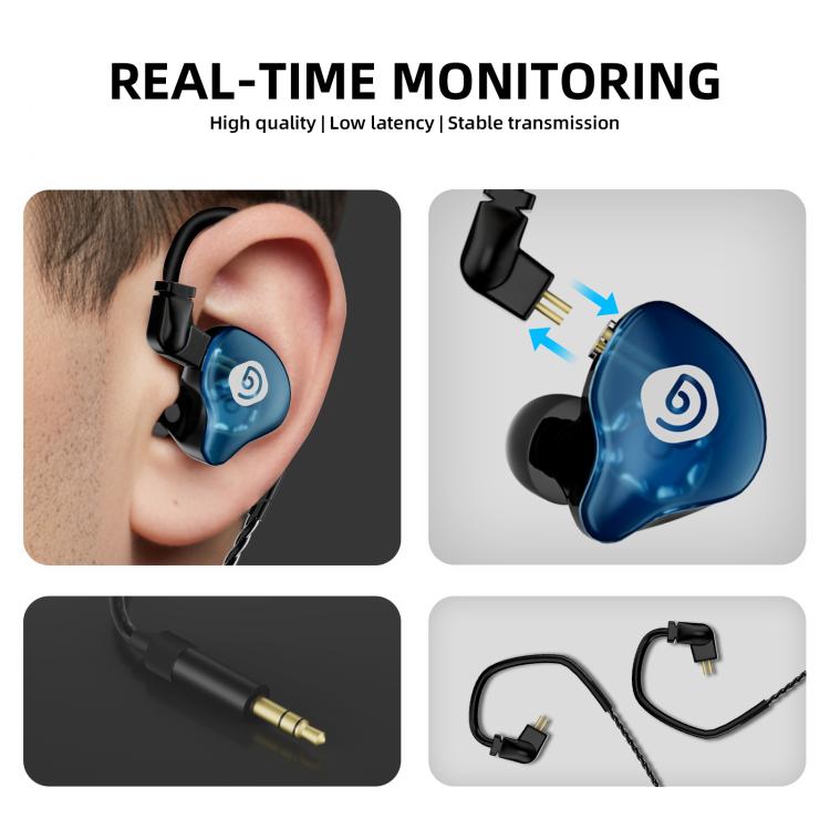 DEBRA ER-404 Professional Stage Monitoring System 4-in-1 Wireless In-Ear Headphones