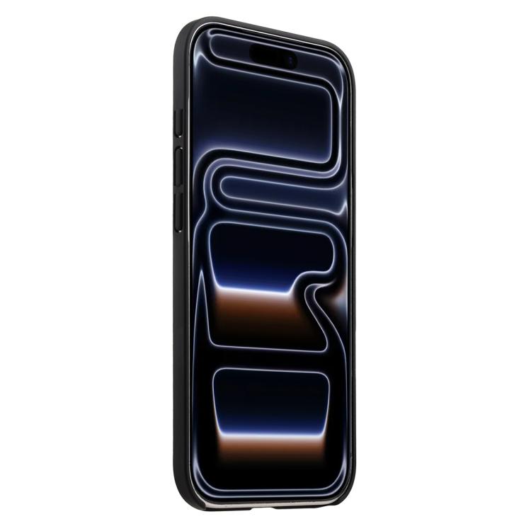 For iPhone 17 Pro Max melkco Litchi Texture Magnetic Full Coverage Genuine Leather Hybrid PC Phone Case