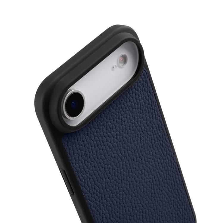 For iPhone Air melkco Litchi Texture Magnetic Full Coverage Genuine Leather Hybrid PC Phone Case