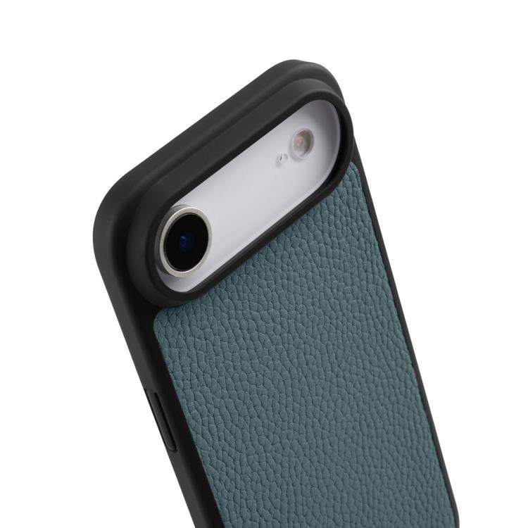 For iPhone Air melkco Litchi Texture Magnetic Full Coverage Genuine Leather Hybrid PC Phone Case