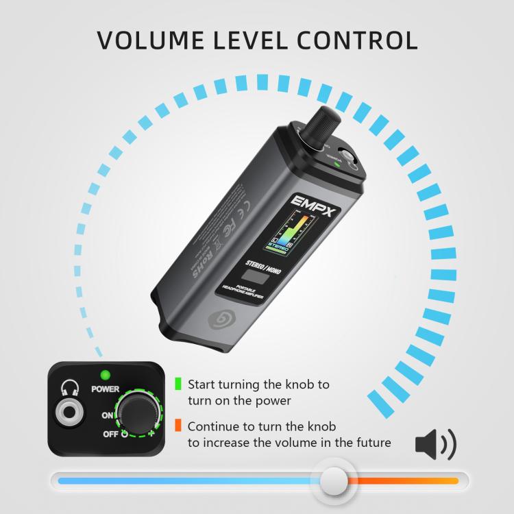 DEBRA EMPX Portable Professional Monitor Headphone Amplifier