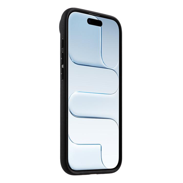 For iPhone Air melkco Litchi Texture Full Coverage Genuine Leather Hybrid PC Phone Case