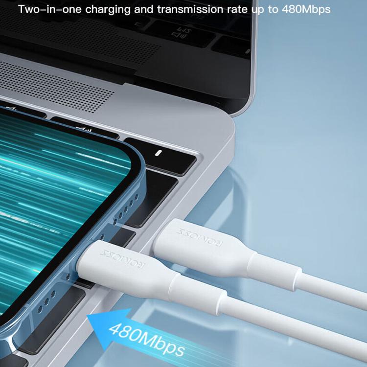 TOTU GTZB01-PD Series 27W Type-C to 8 Pin Data Cable Set, Length: 0.5m + 1m + 2m - White