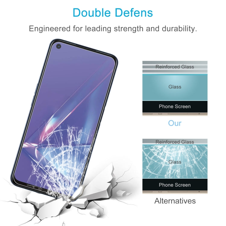 For OPPO A73 5G 50 PCS 0.26mm 9H 2.5D Tempered Glass Film