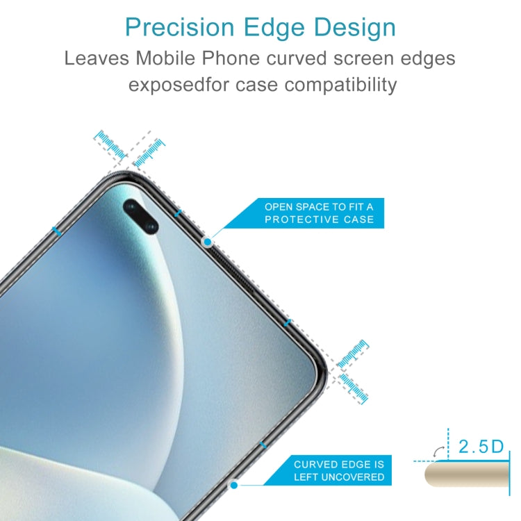 For OPPO A93 50 PCS 0.26mm 9H 2.5D Tempered Glass Film