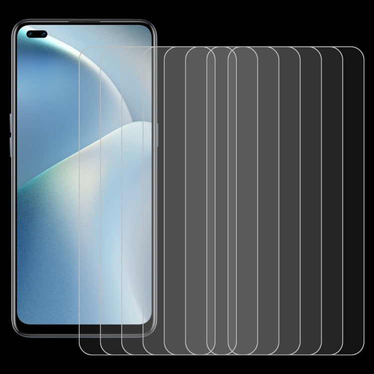 For OPPO A93 50 PCS 0.26mm 9H 2.5D Tempered Glass Film