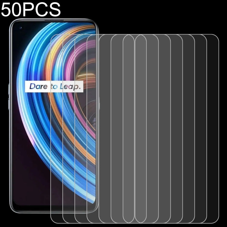For OPPO Realme X7 50 PCS 0.26mm 9H 2.5D Tempered Glass Film