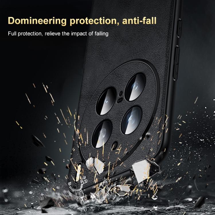For Huawei Enjoy 90 / Enjoy 90 Plus 5G SULADA Shockproof TPU Hybrid Handmade Leather Precise Hole Phone Case