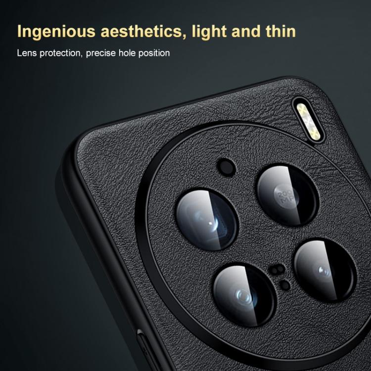 For Huawei Enjoy 90 Pro Max 5G SULADA Shockproof TPU Hybrid Handmade Leather Precise Hole Phone Case