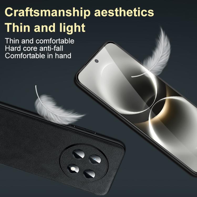 For Huawei Enjoy 90 Pro Max 5G SULADA Shockproof TPU Hybrid Handmade Leather Precise Hole Phone Case