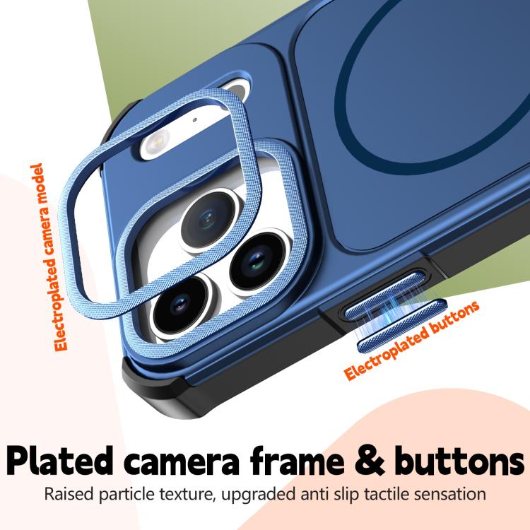 For iPhone 17e / 16e Solid Color 2 in 1 Magnetic Airbag Shockproof Phone Case