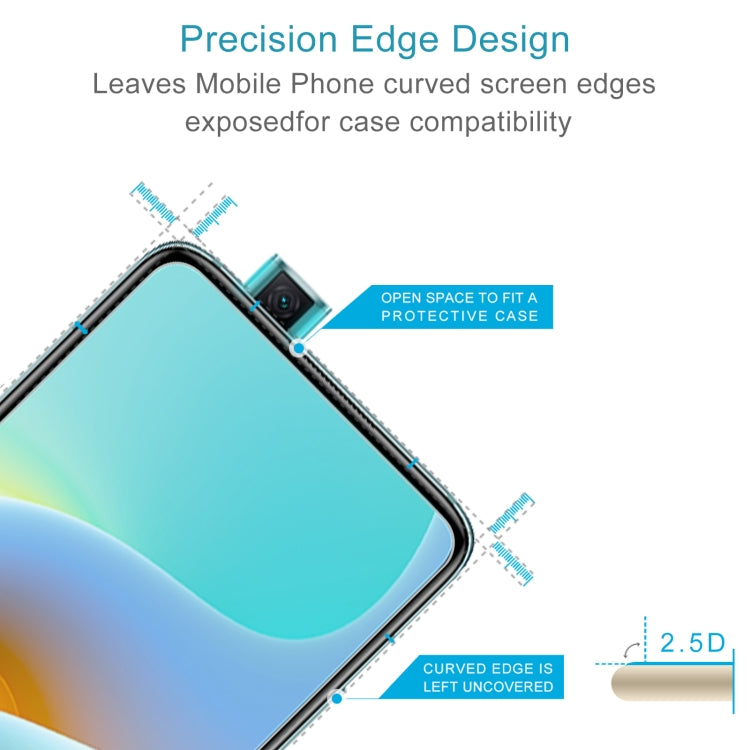 For Xiaomi Redmi K30 Ultra 50 PCS 0.26mm 9H 2.5D Tempered Glass Film