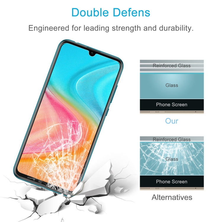 For Huawei Honor 20 Lite 50 PCS 0.26mm 9H 2.5D Tempered Glass Film