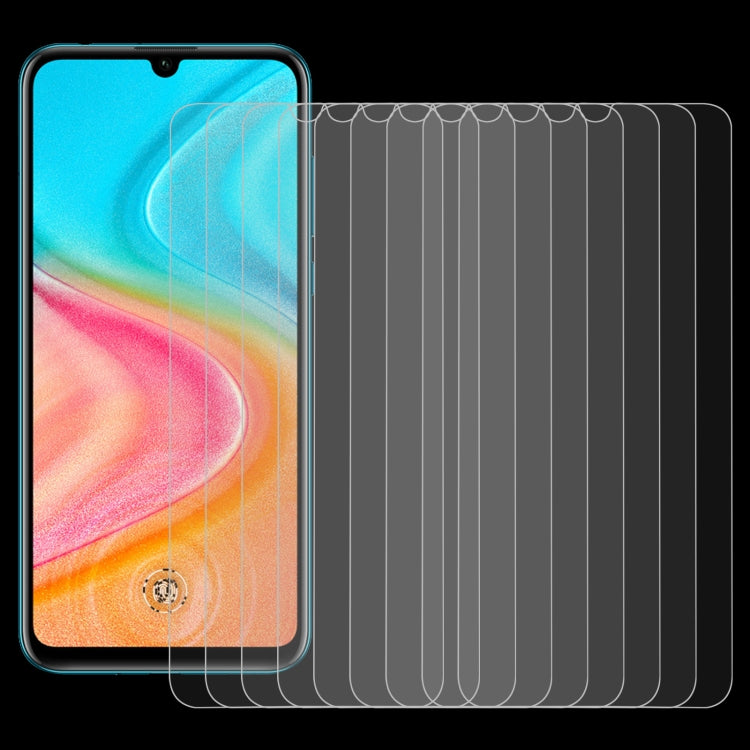 For Huawei Honor 20 Lite 50 PCS 0.26mm 9H 2.5D Tempered Glass Film