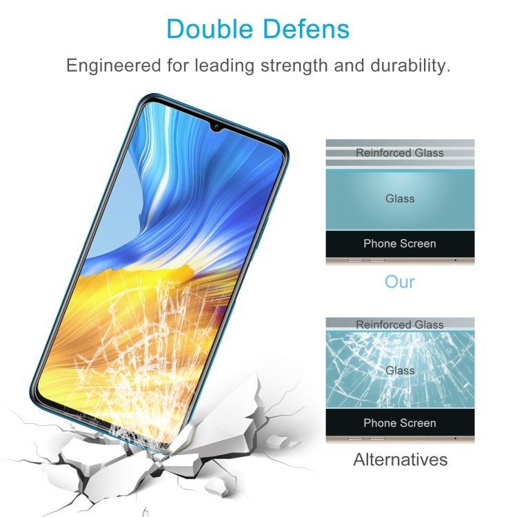 For Huawei Honor X10 Max 50 PCS 0.26mm 9H 2.5D Tempered Glass Film