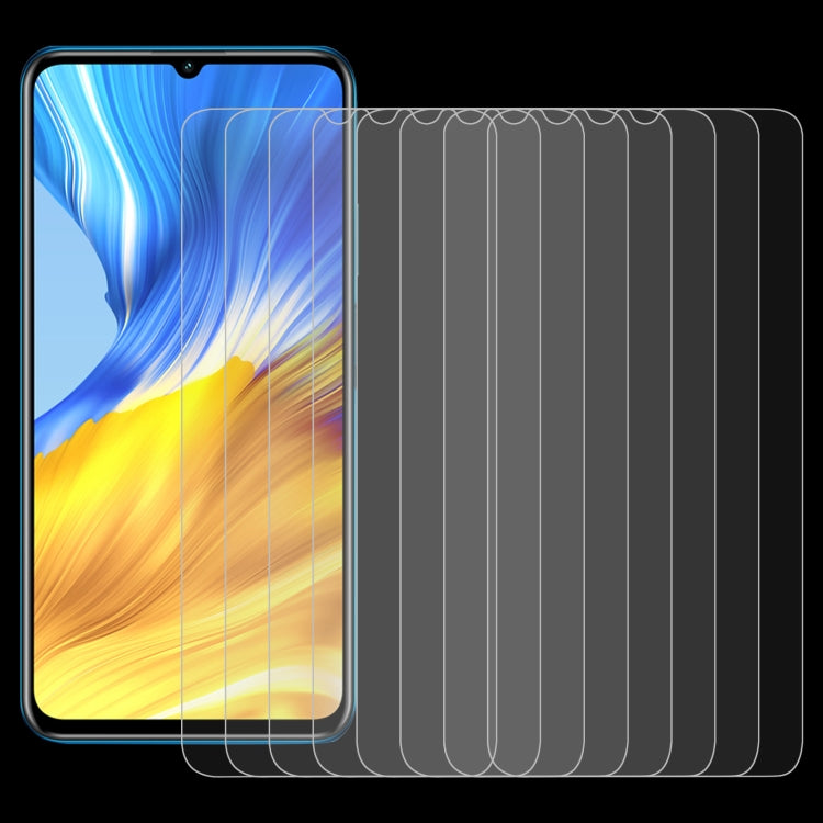 For Huawei Honor X10 Max 50 PCS 0.26mm 9H 2.5D Tempered Glass Film
