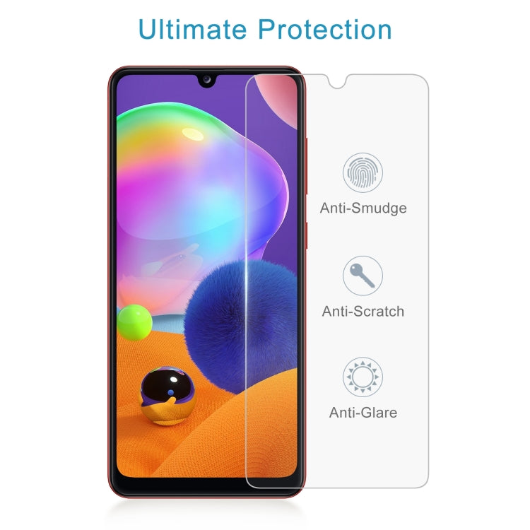 For Samsung Galaxy A31 50 PCS 0.26mm 9H 2.5D Tempered Glass Film
