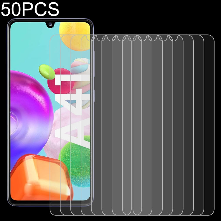 For Samsung Galaxy A41 50 PCS 0.26mm 9H 2.5D Tempered Glass Film