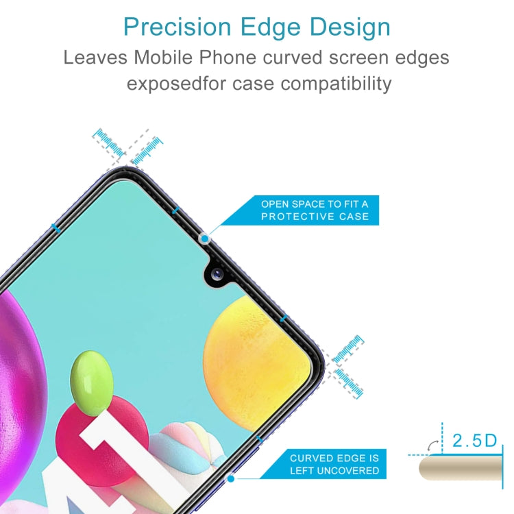 For Samsung Galaxy A41 50 PCS 0.26mm 9H 2.5D Tempered Glass Film