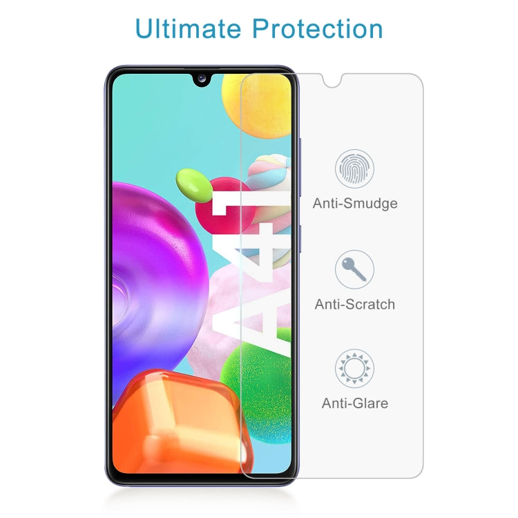 For Samsung Galaxy A41 50 PCS 0.26mm 9H 2.5D Tempered Glass Film