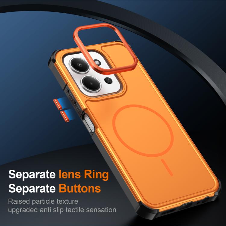 For Redmi 15 5G Global / 15 4G SEA 169.5mm Solid Color 2 in 1 Magnetic Airbag Shockproof Phone Case