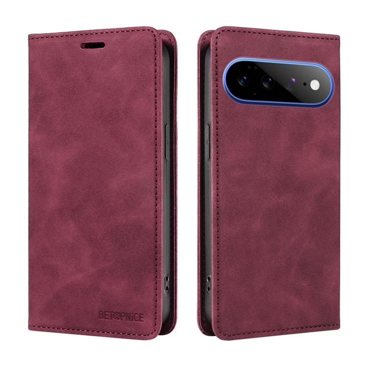 For Google Pixel 11 Pro XL BETOPNICE Suction RFID Anti-theft Leather Phone Case