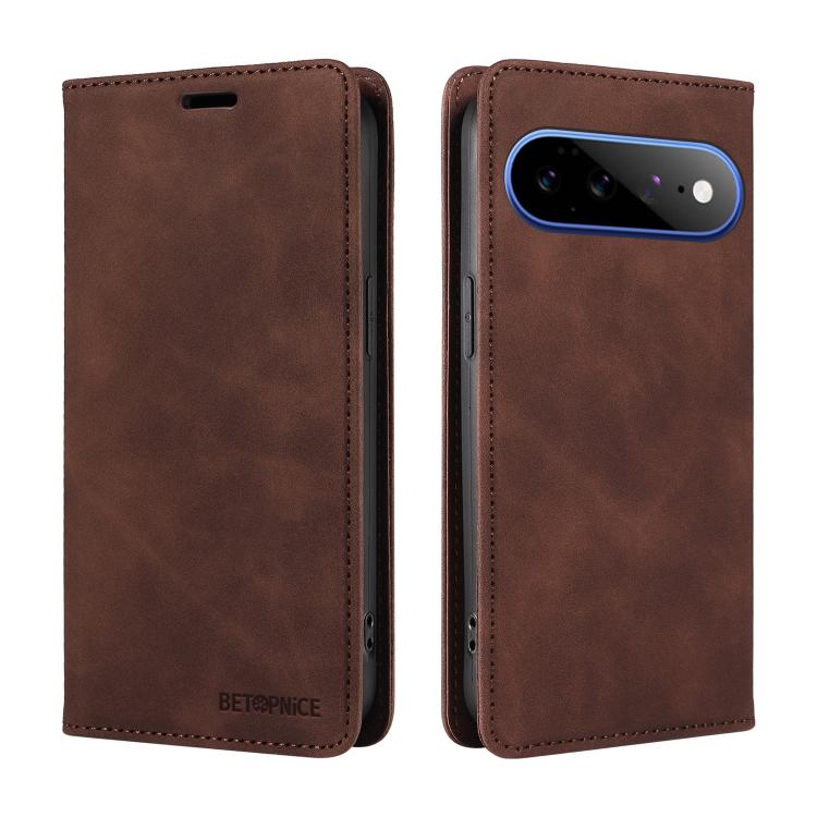 For Google Pixel 11 Pro XL BETOPNICE Suction RFID Anti-theft Leather Phone Case