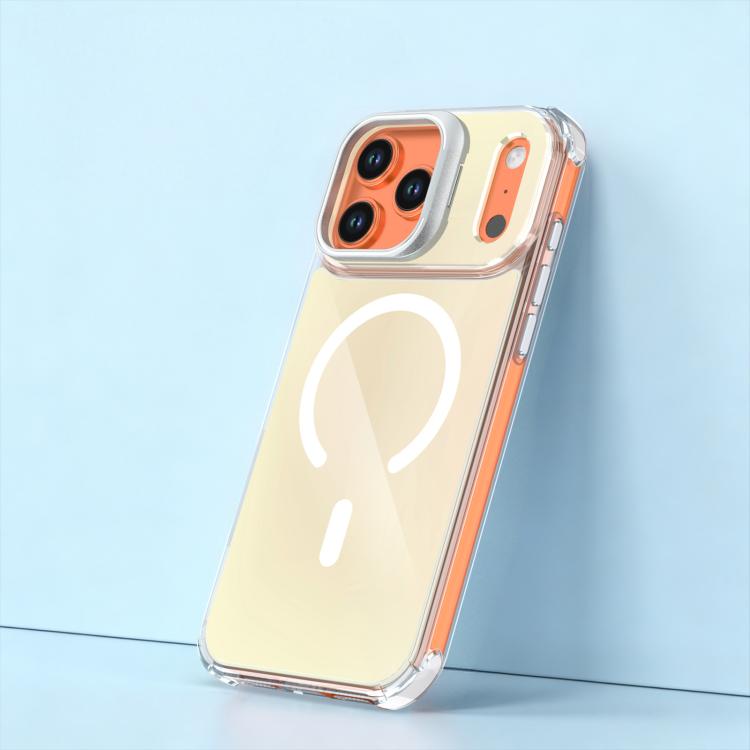 For iPhone 17 Pro Chameleon Lens Kickstand Magnetic Phone Case