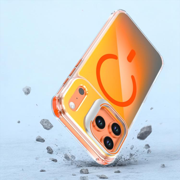 For iPhone 17 Pro Chameleon Lens Kickstand Magnetic Phone Case