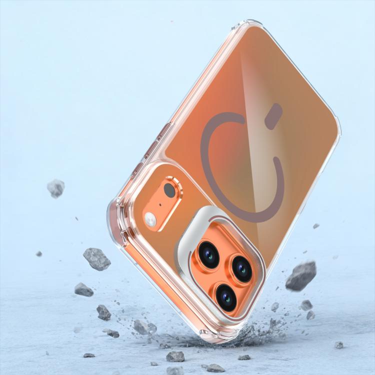 For iPhone 17 Pro Chameleon Lens Kickstand Magnetic Phone Case
