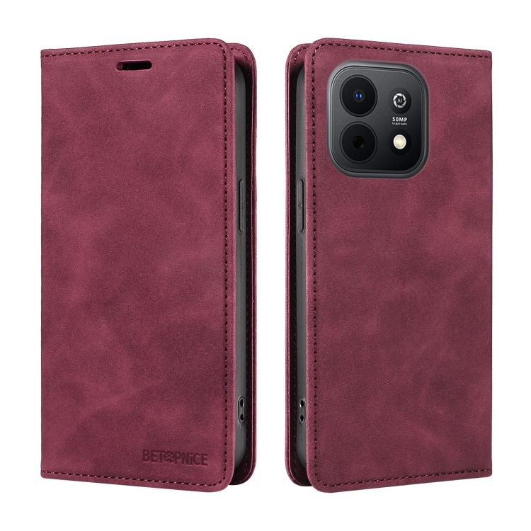 For Huawei Enjoy 90 / Enjoy 90 Plus 5G BETOPNICE Suction RFID Anti-theft Leather Phone Case