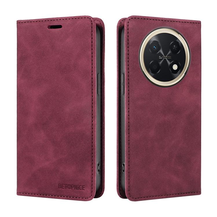 For Huawei Enjoy 90 Pro Max 5G BETOPNICE Suction RFID Anti-theft Leather Phone Case