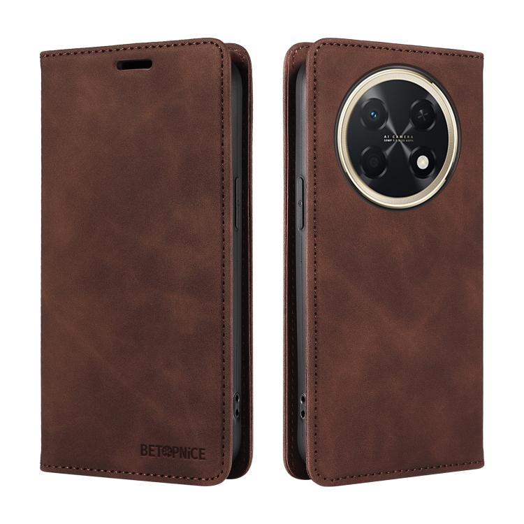 For Huawei Enjoy 90 Pro Max 5G BETOPNICE Suction RFID Anti-theft Leather Phone Case