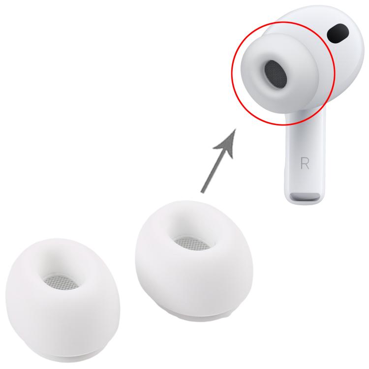 For Apple AirPods Pro 3 Silicone Ear Tips Left / Right Set, Size:XXS