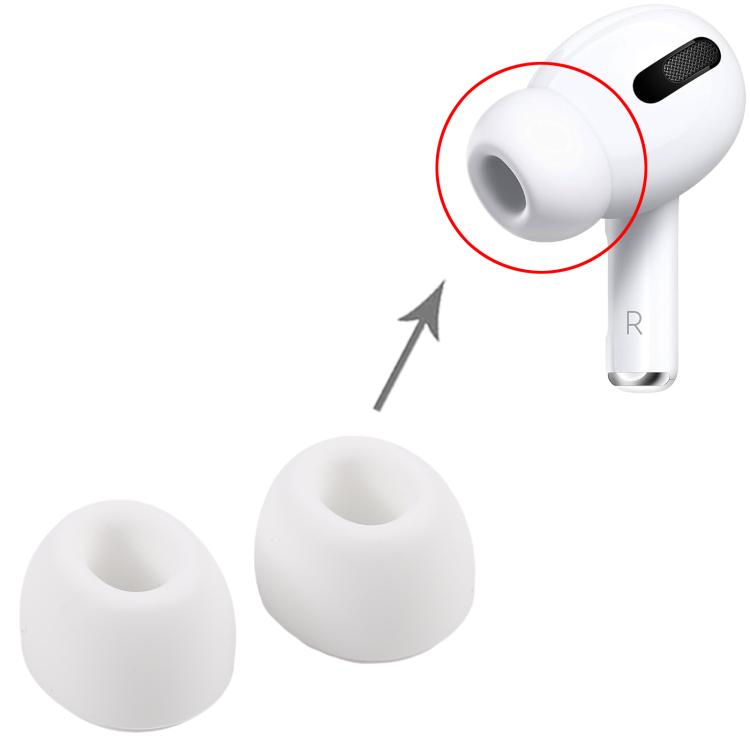 For Apple AirPods Pro / AirPods Pro 2 Silicone Ear Tips Left / Right Set, Size:S