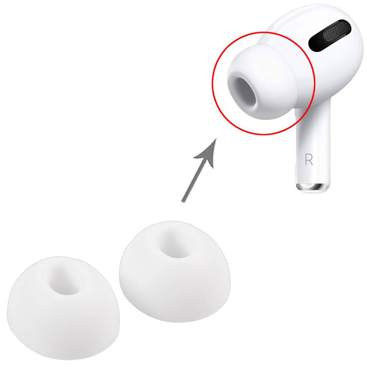 For Apple AirPods Pro / AirPods Pro 2 Silicone Ear Tips Left / Right Set, Size:L