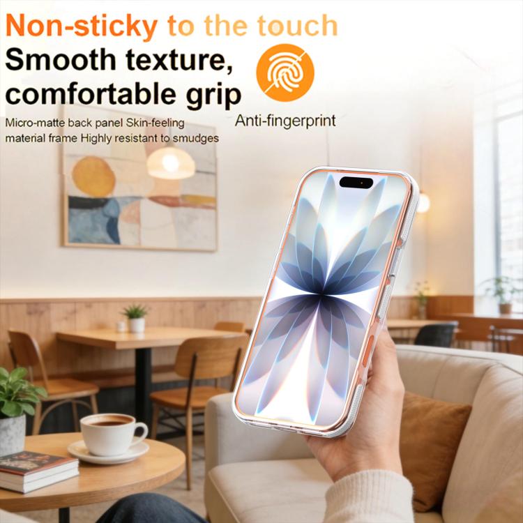 For iPhone 17 Pro Vibrant Transparent Lens Kickstand Magnetic Phone Case