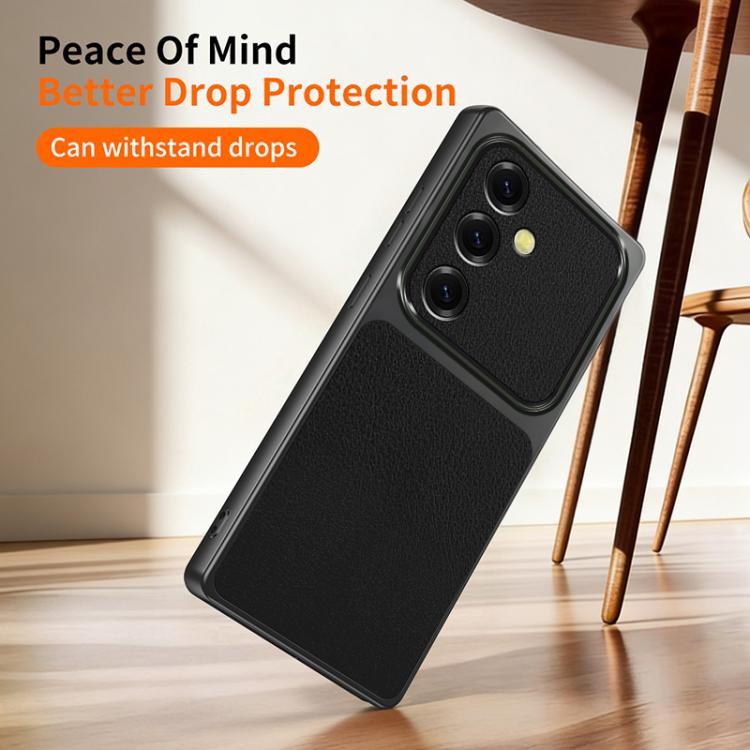 For Galaxy S26 5G Lambskin Series Skin Feel Shockproof Phone Case