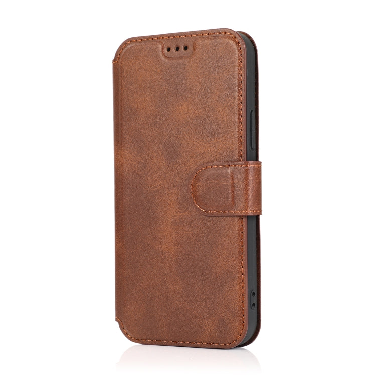 For iPhone 12 mini Shockproof PU + TPU Leather Case with Card Slots & Holder & Photo Frame & Wallet