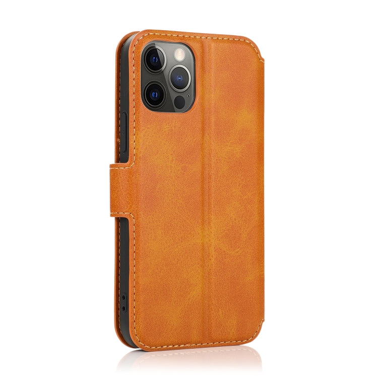 For iPhone 12 / 12 Pro Shockproof PU + TPU Leather Case with Card Slots & Holder & Photo Frame & Wallet